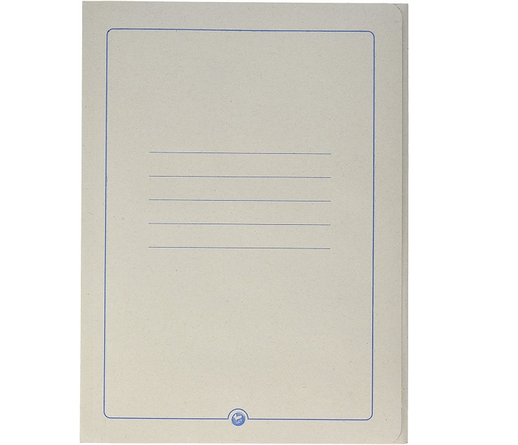 <U>CARTELLA ARCA 3 LEMBI GRIGIO 200GR CON STAMPA FORMATO H.33CM X B.24,5CM